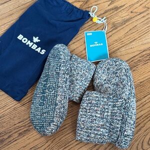 Bombas Gripper Slipper Booties, Small (6-8.5)